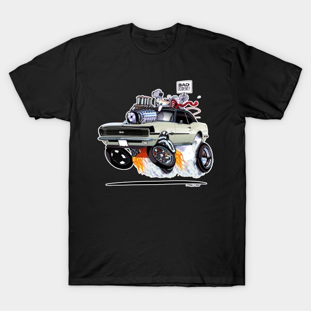 RAT POWER 1968 Camaro SS T-Shirt by vincecrain